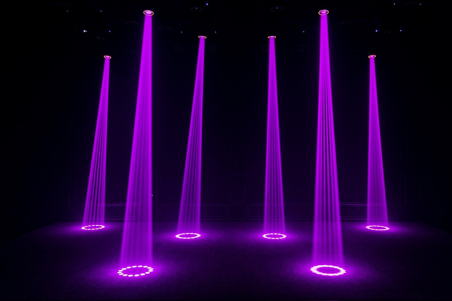 Colorkey Creator BSW 1200 - 200W LED Hybrid Moving Head Luminaire Blending Beam, Spot, and Wash Functionality.