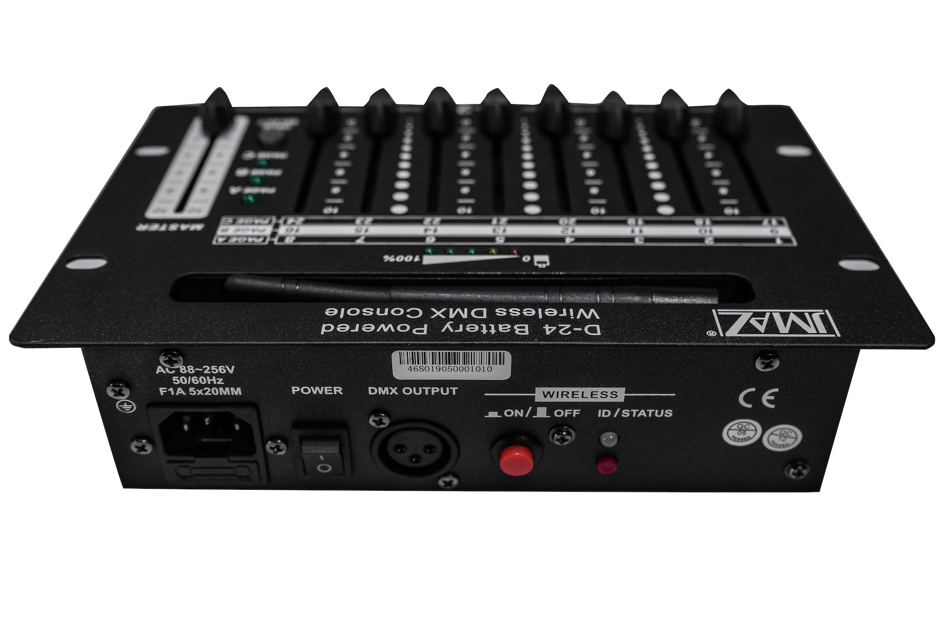 JMAZ D-24 WIRELESS DMX CONTROLLER - D-24 Wireless Battery Powered 24 Channel DMX Controller