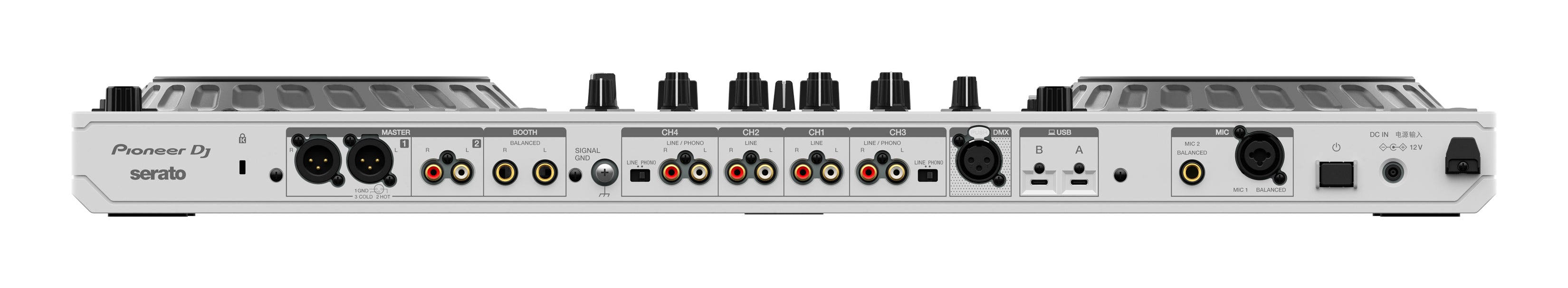 Pioneer DJ DDJ-FLX10-W - 4-channel DJ controller for Rekordbox & Serato (White, Limited Edition) - Open Box