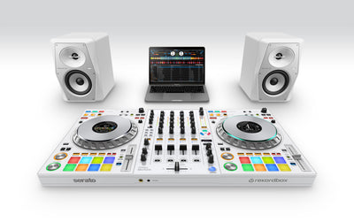 Pioneer DJ DDJ-FLX10-W - 4-channel DJ controller for Rekordbox & Serato (White, Limited Edition)