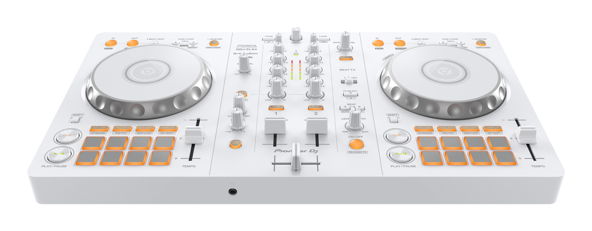 Pioneer DJ DDJ-FLX4-W 2-Channel DJ Controller Limited White