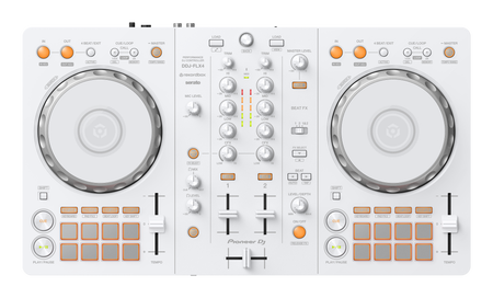 Pioneer DJ DDJ-FLX4-W 2-Channel DJ Controller Limited White