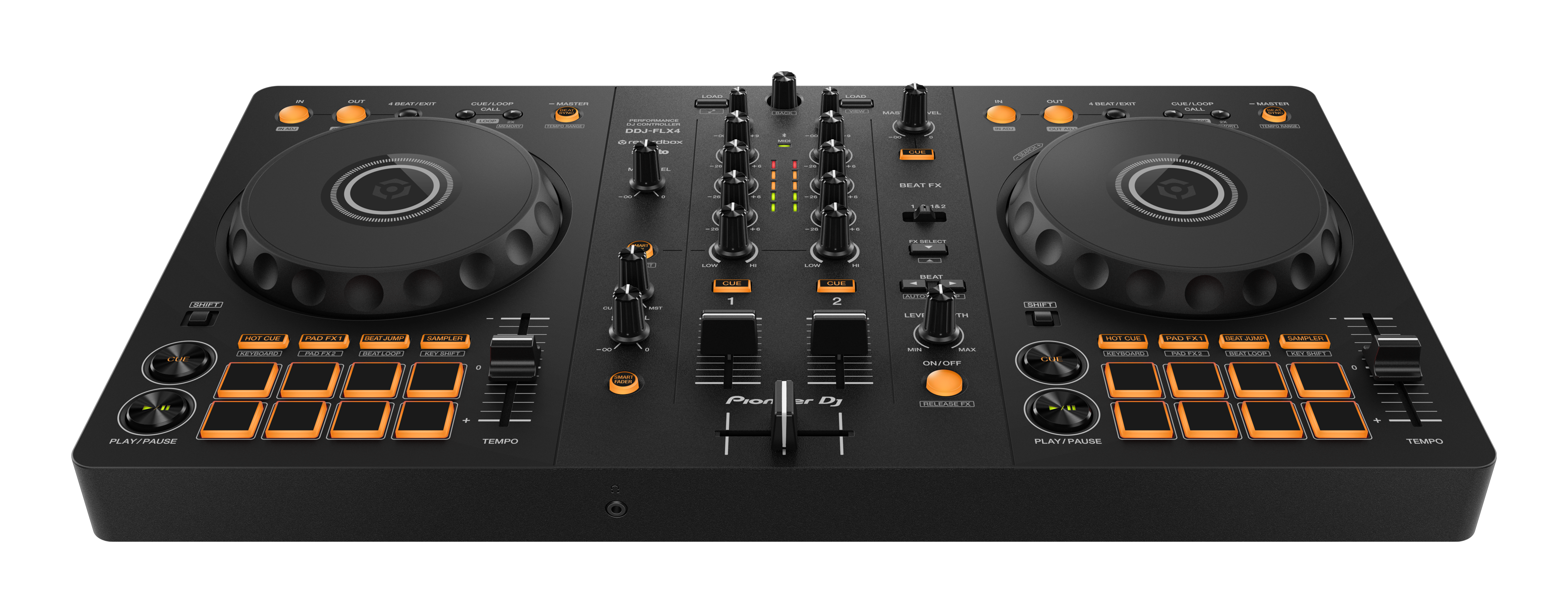 Pioneer DJ DDJ-FLX4 - 2-Channel DJ Controller for Rekordbox and Serato - FREE 30-Day Access for DDJ-FLX4 Complimentary Course!