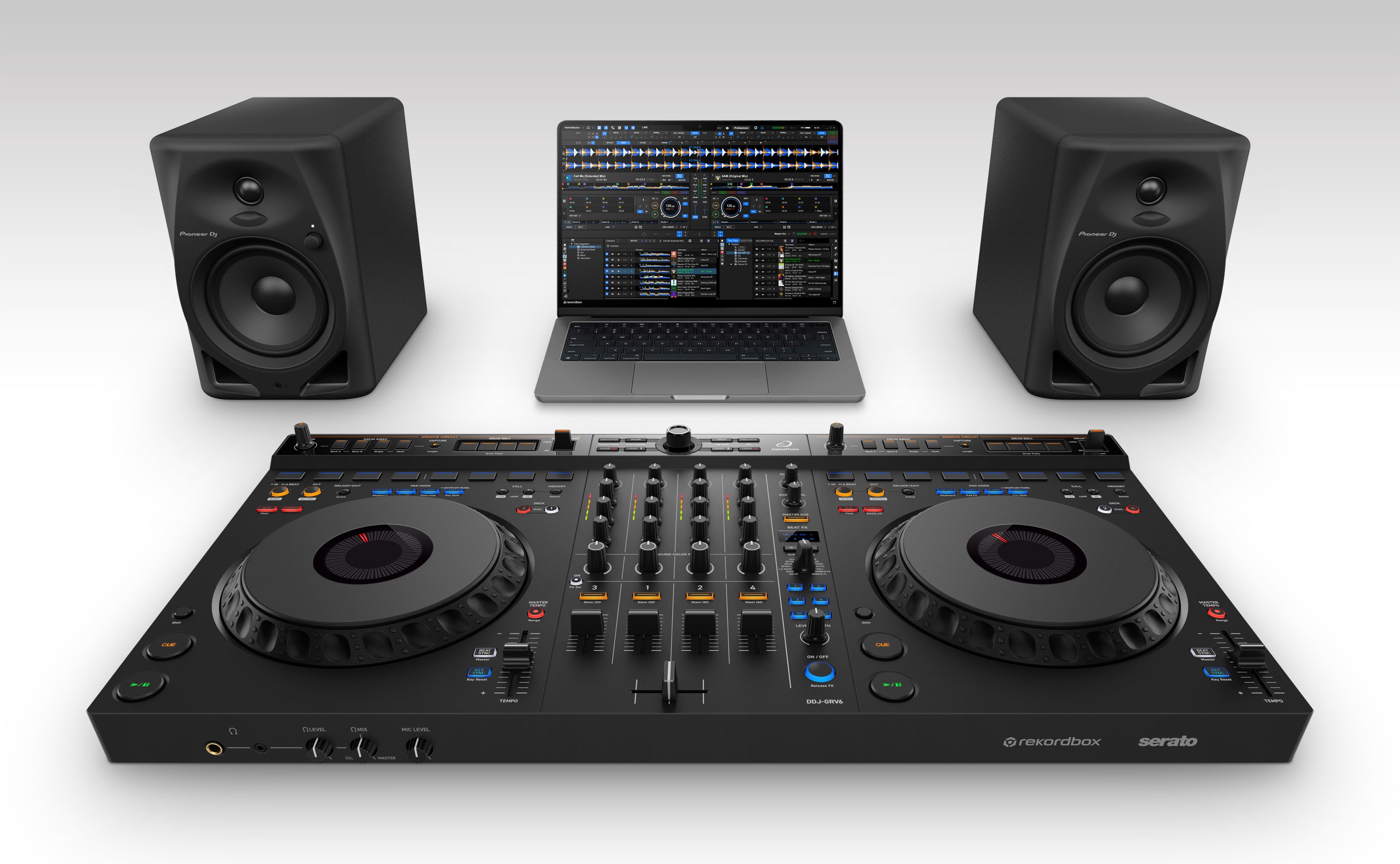 DJ機材 DDJ-GRV6 AlphaTheta DDJ-GRV6 4-Channel Performance DJ Controller | The DJ