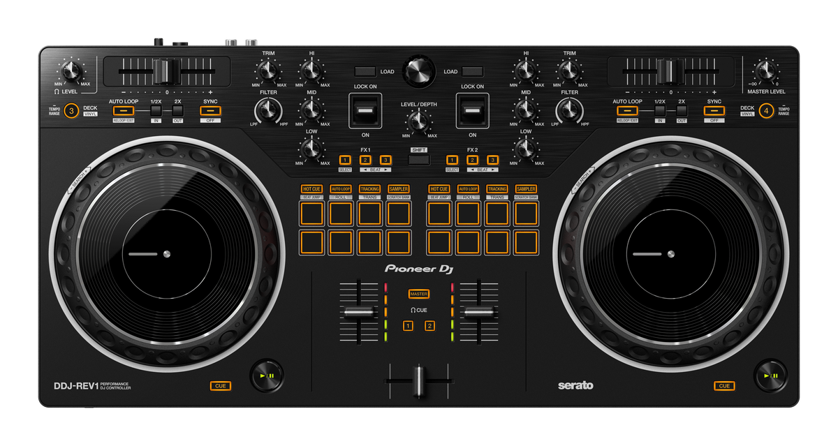 Pioneer DJ DDJ-REV1 Scratch-Style 2-Channel DJ Controller for