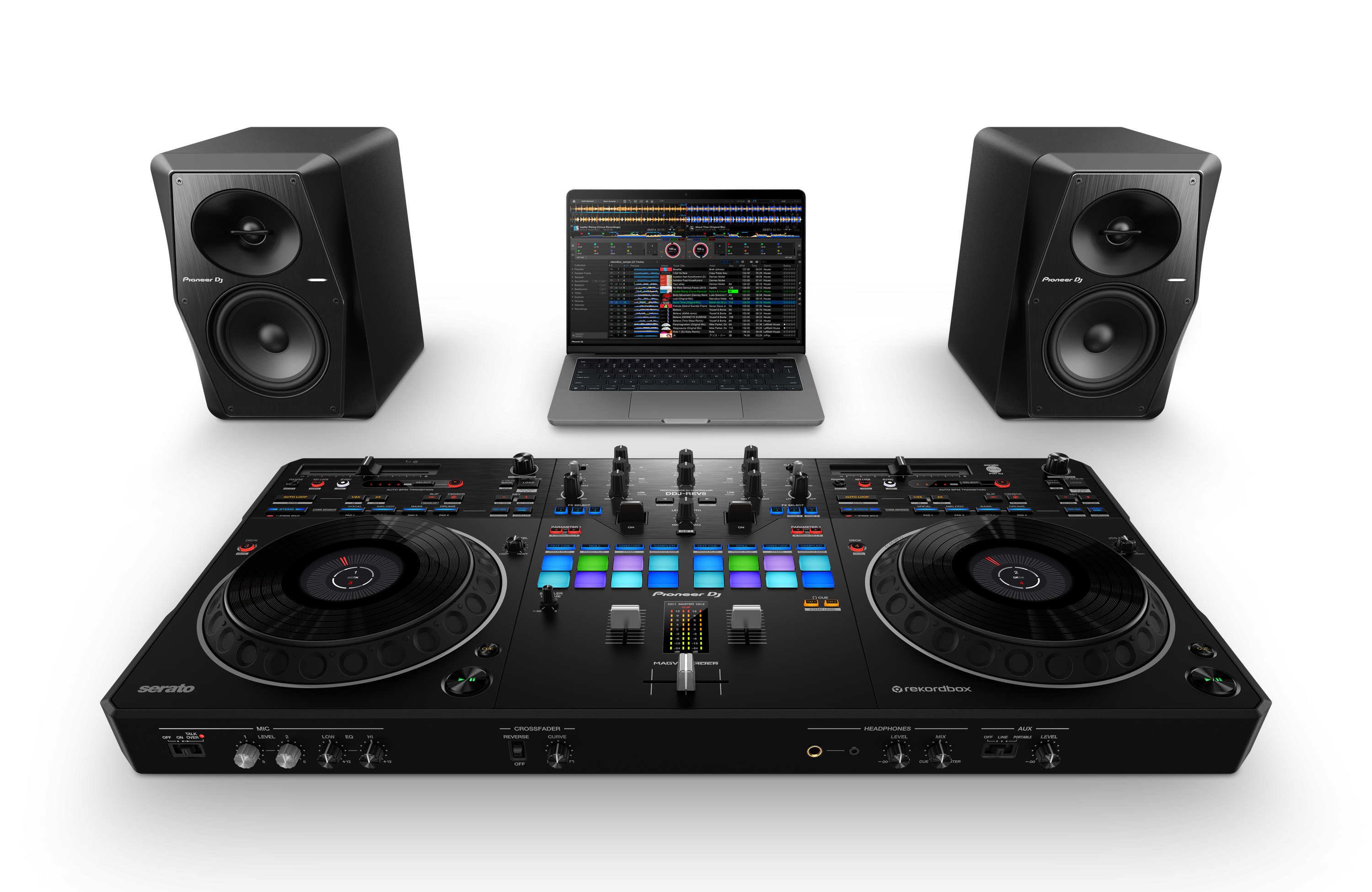 Pioneer DJ DDJ-REV5 - Scratch-style 2-Channel Performance DJ Controller - Open Box