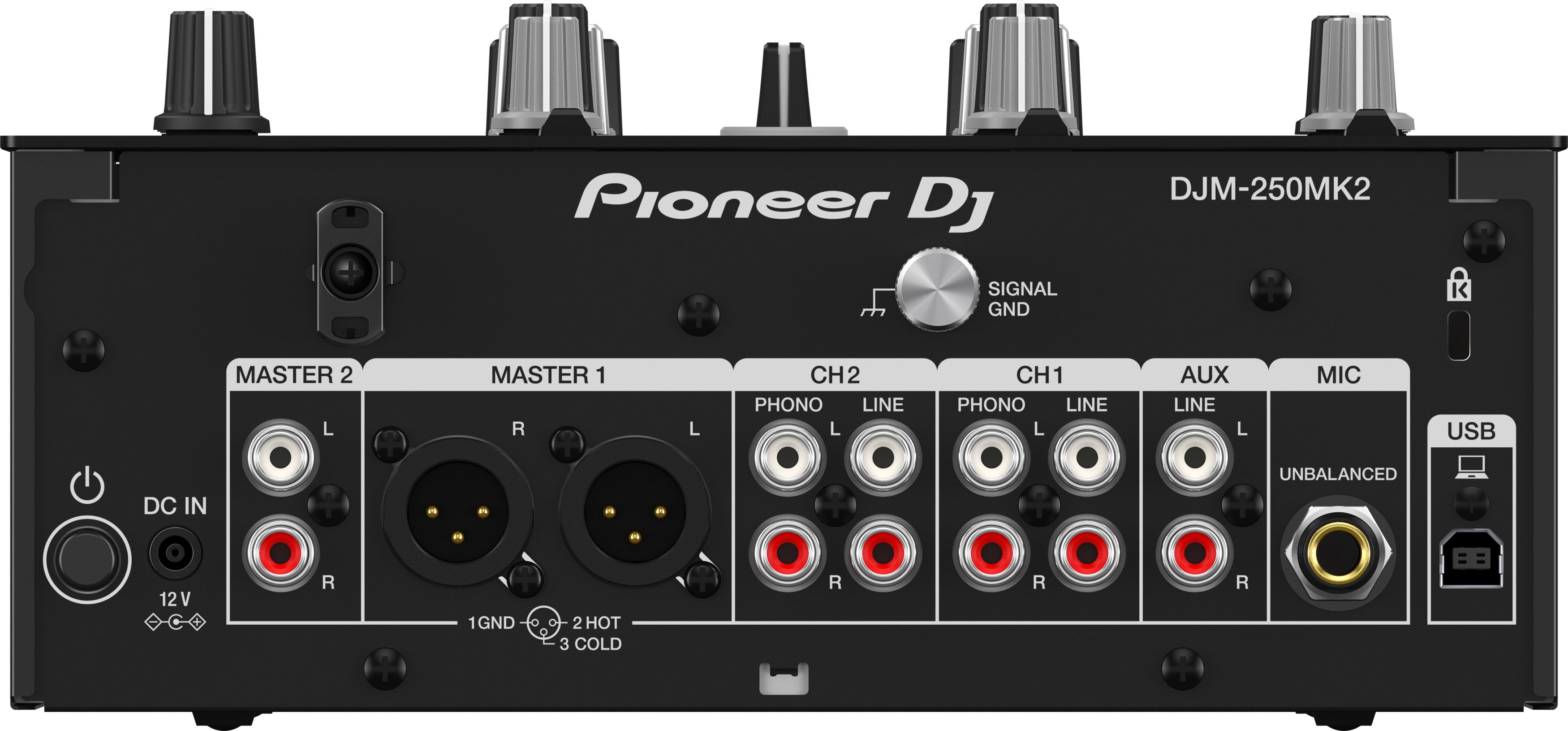 Pioneer DJ DJM-250MK2 - 2-Channel Scratch Mixer with rekordbox DJ and rekordbox DVS