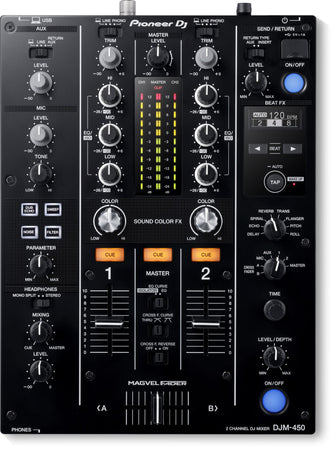 D*！様 Pioneer DJミキサー DJM-450 本体＋おまけ Pioneer DJ DJM-450 2-Channel DJ Mixer with Effects | The DJ Hookup