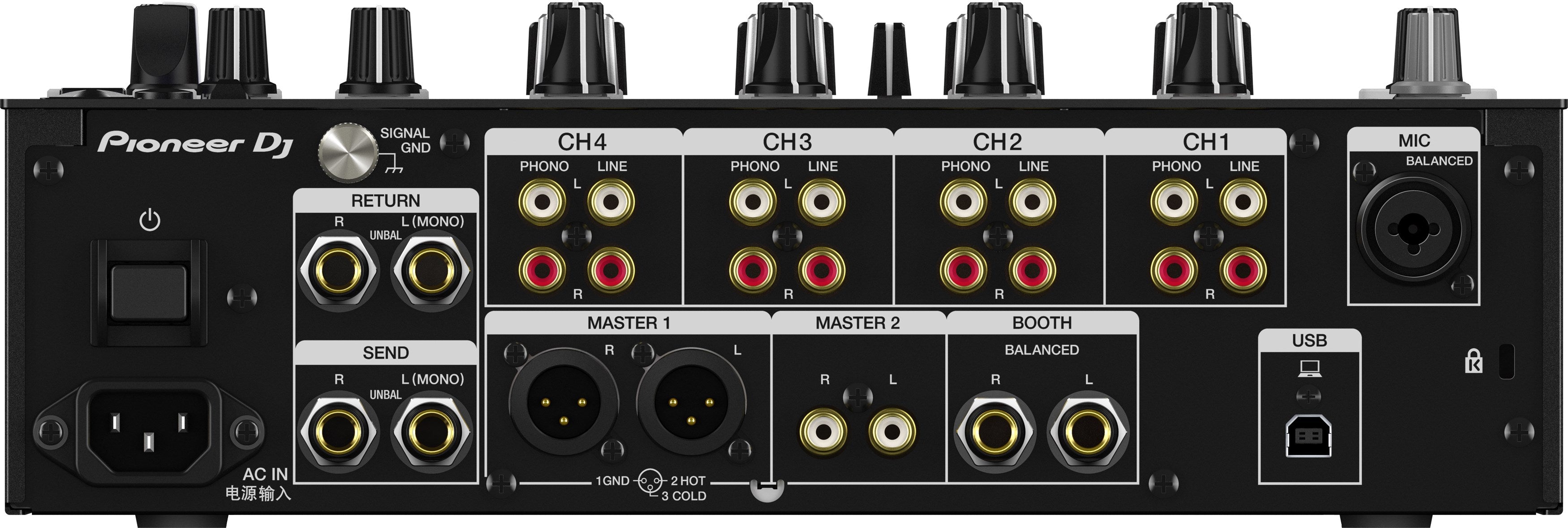 Pioneer DJ DJM-750MK2 - Professional 4-Channel Mixer
