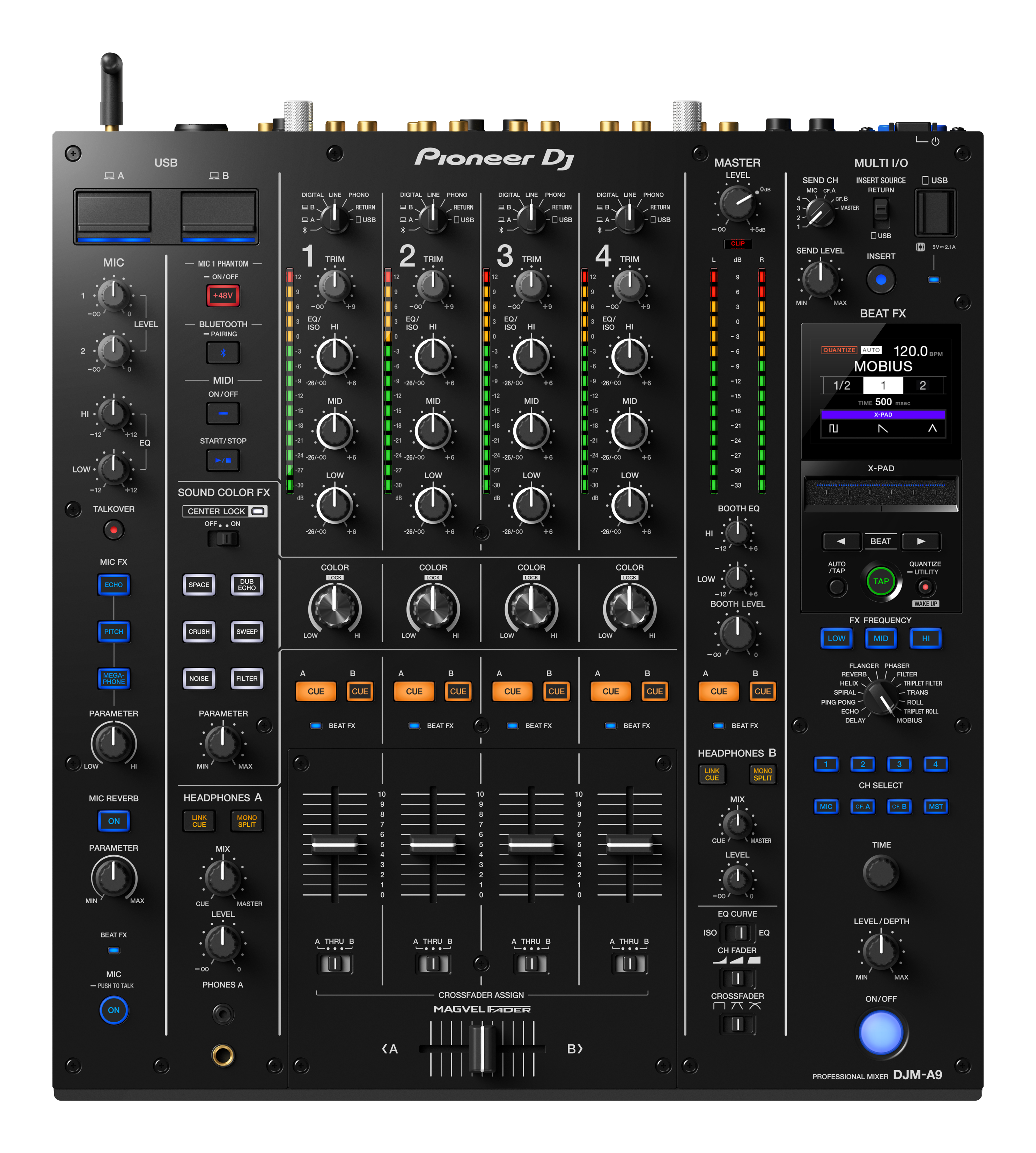 Pioneer DJ DJM-A9 - 4-Channel Professional DJ Mixer