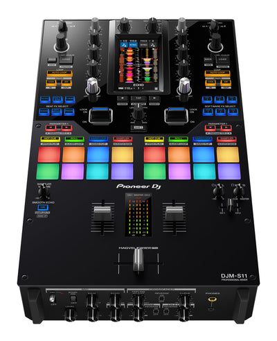 Pioneer DJ DJM-S11 - Professional Scratch Style 2-channel DJ Mixer (Black) - Open Box