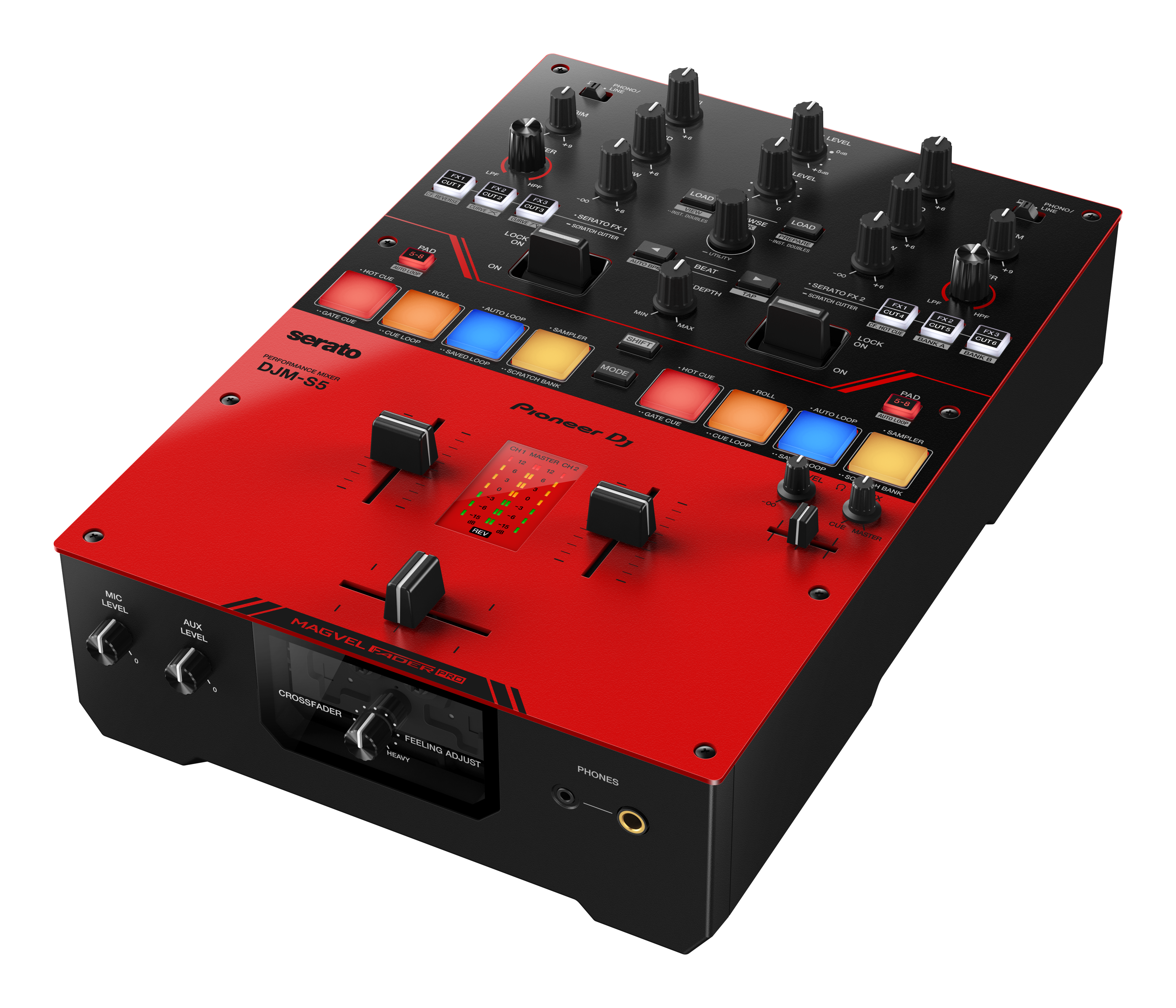 Pioneer DJ DJM-S5 - Scratch-Style 2-Channel DJ Mixer - Open Box