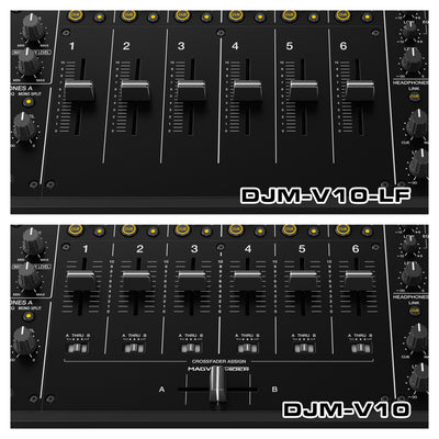 Pioneer DJ DJM-V10-LF - Creative style 6-channel professional DJ mixer with Long Fader