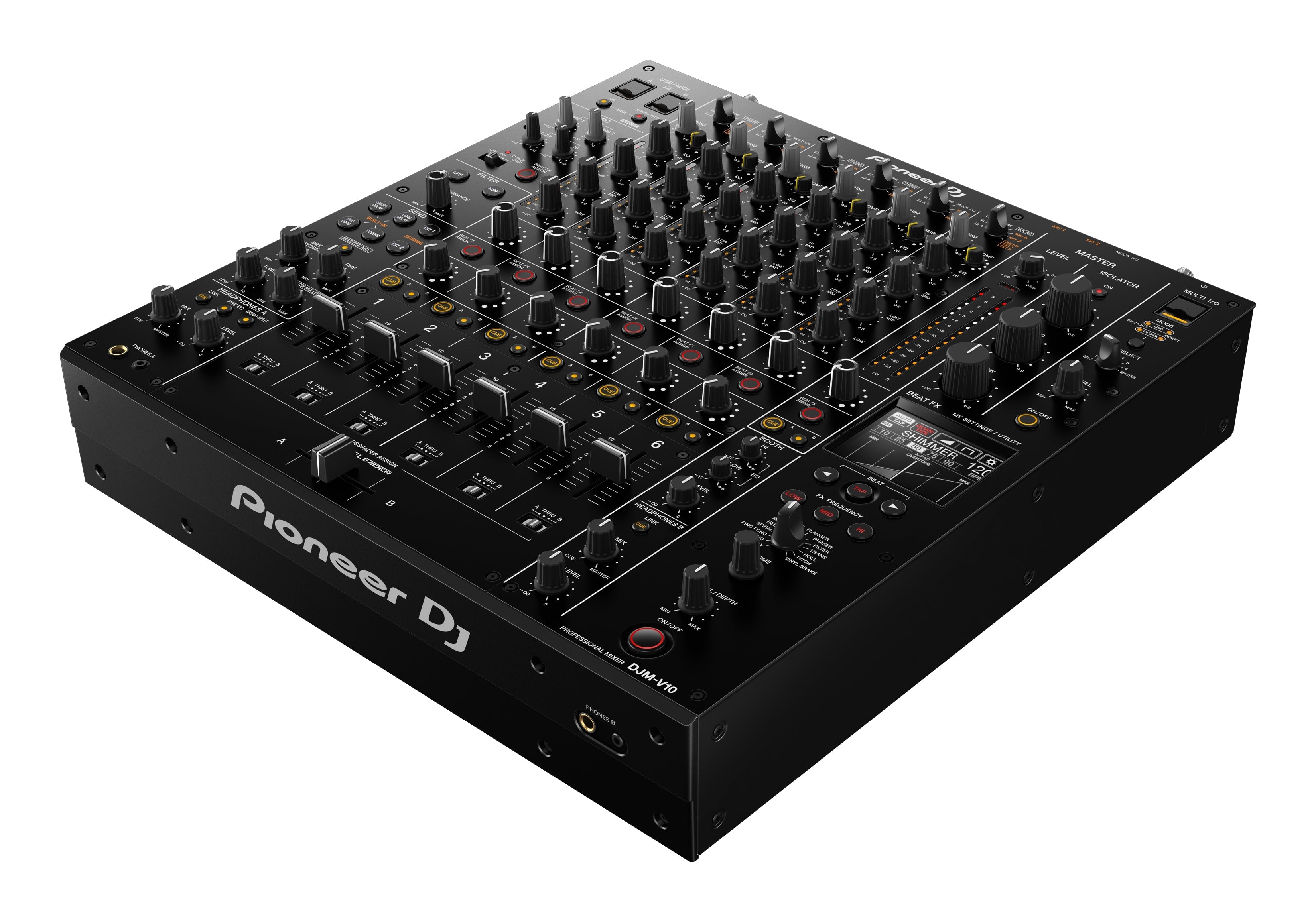 Pioneer DJ DJM-V10 - 6-Channel Club Mixer - Open Box