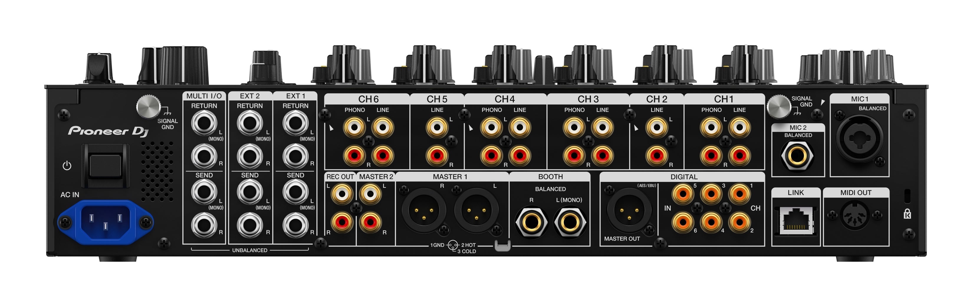 Pioneer DJ DJM-V10 - 6-Channel Club Mixer - Open Box