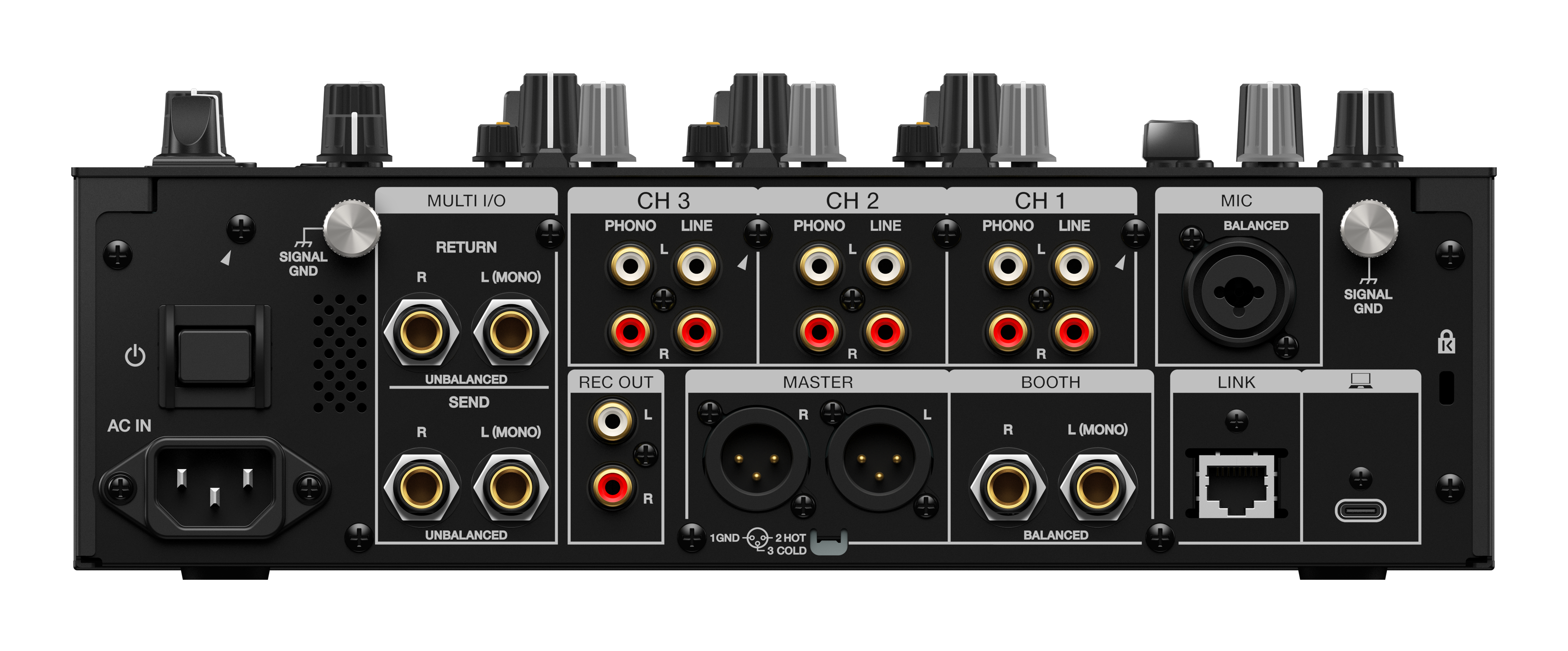 AlphaTheta DJM-V5 - 3-Channel DJ Mixer - Open Box