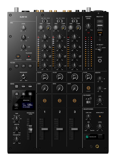 AlphaTheta DJM-V5 - 3-Channel DJ Mixer - Open Box