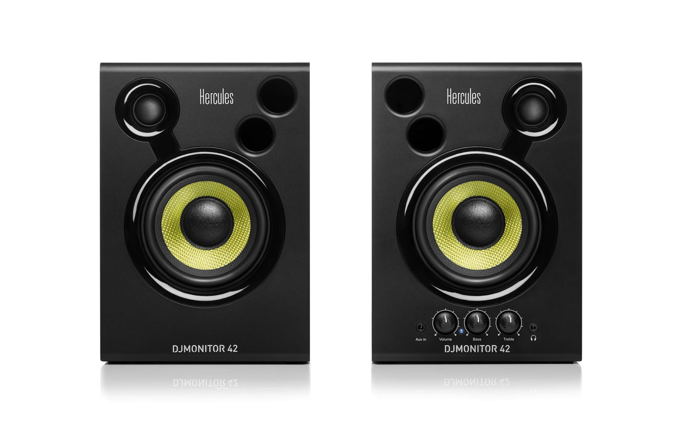 Hercules DJ MONITOR 42 - 4-Inch, 80 watt DJ Monitor (Pair)