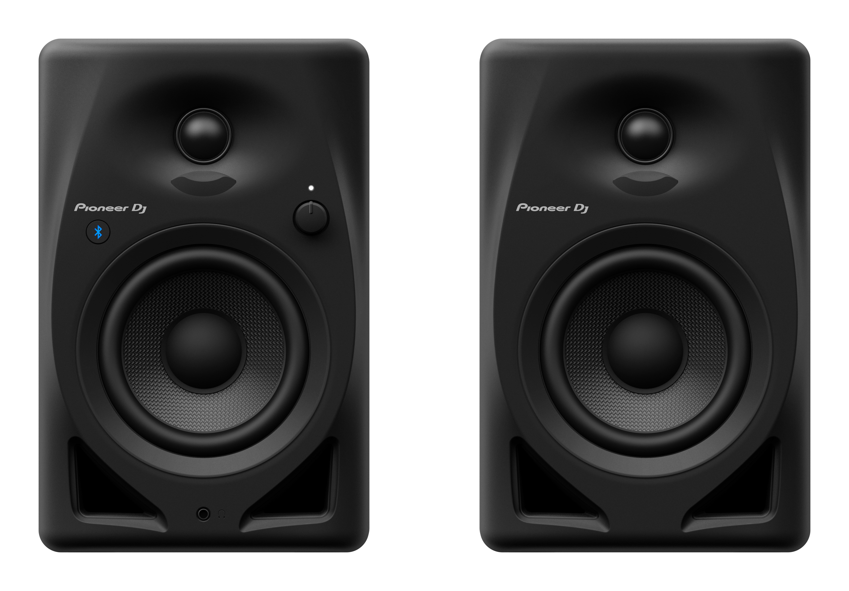 Pioneer DJ DM-40D-BT - 4-Inch Desktop Monitor System with Bluetooth Functionality (Pair, Black)