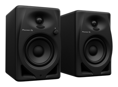 Pioneer DJ DM-40D - 4-Inch Desktop Monitor System (Pair, Black)