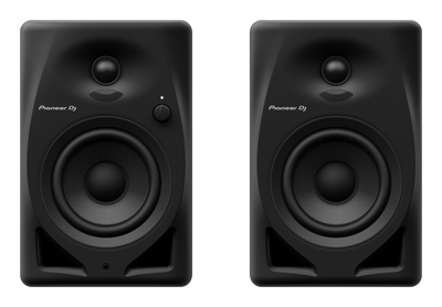Pioneer DJ DM-40D - 4-Inch Desktop Monitor System (Pair, Black)