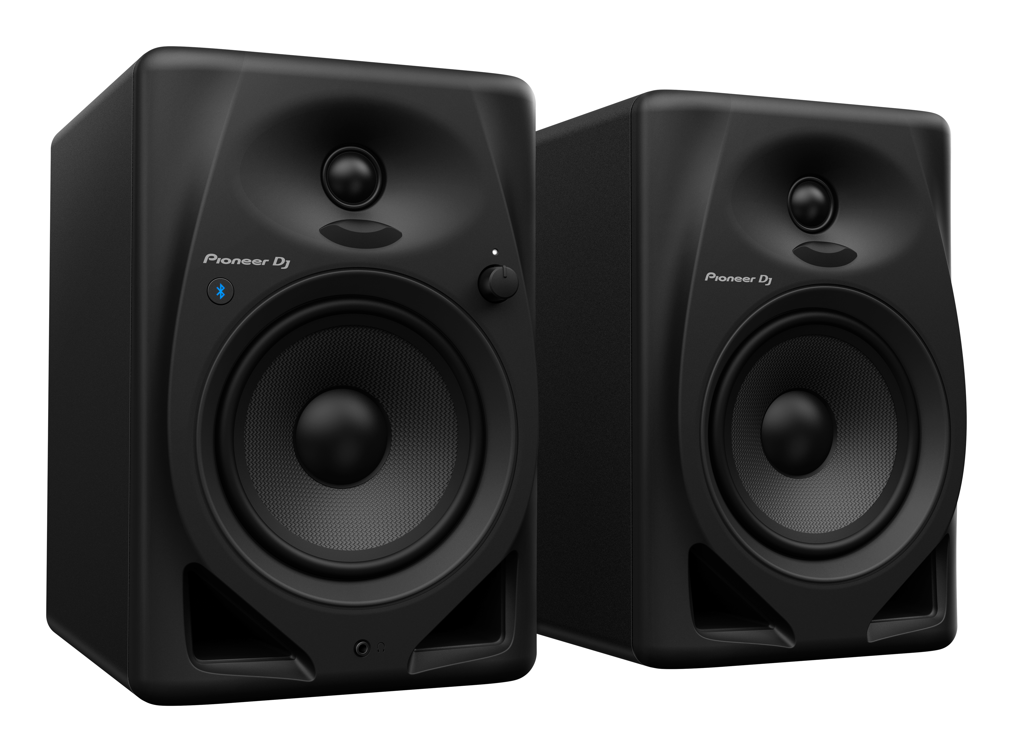 Pioneer DJ DM-50D-BT - 5-Inch Desktop Monitor System with Bluetooth Functionality (Pair, Black)