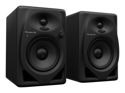 Pioneer DJ DM-50D-BT - 5-Inch Desktop Monitor System with Bluetooth Functionality (Pair, Black)