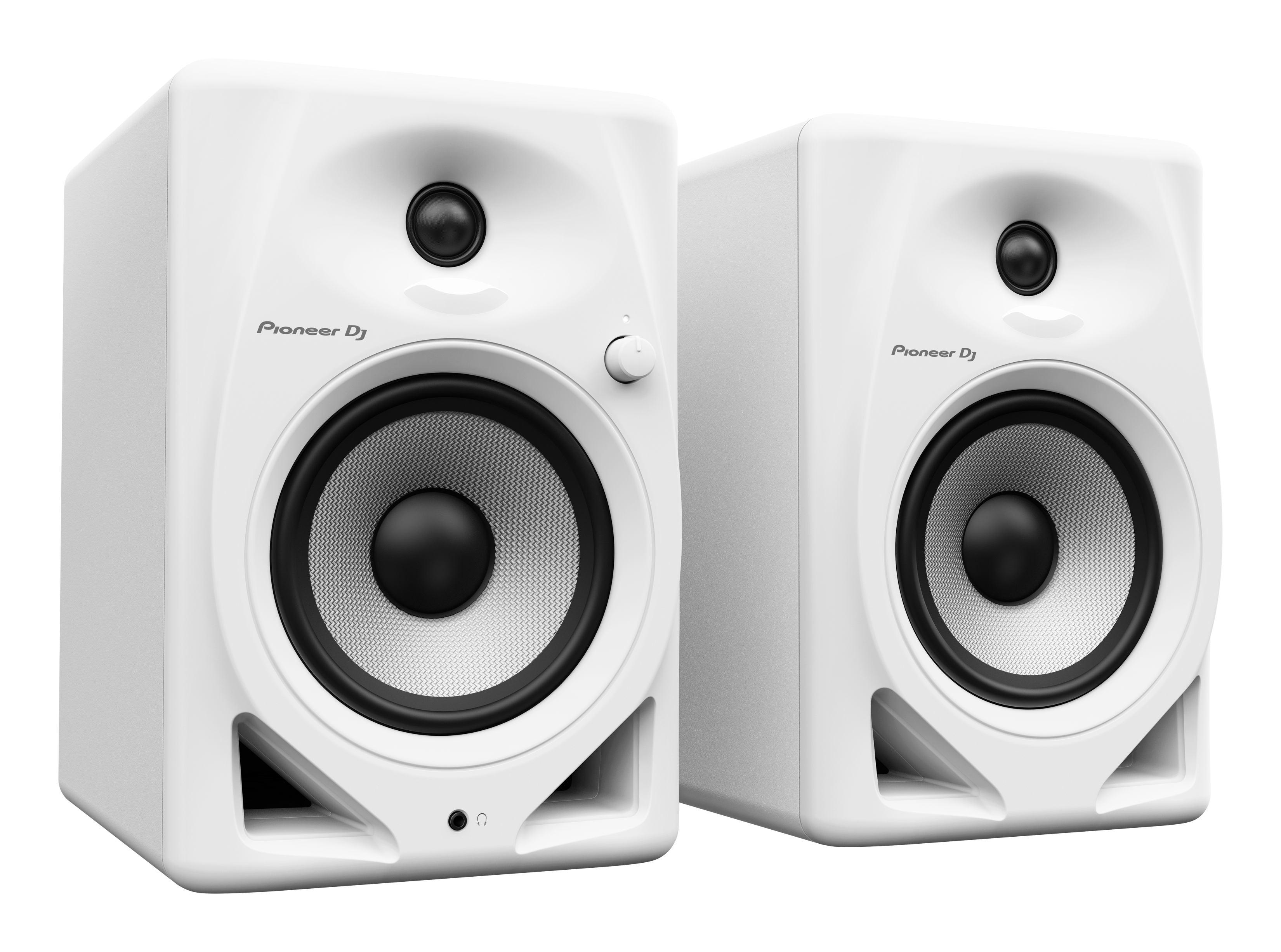 Pioneer DJ DM-50D-W - 5” Desktop Monitor System (Pair, White)