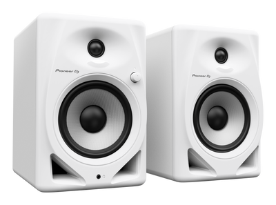Pioneer DJ DM-50D-W - 5” Desktop Monitor System (Pair, White)
