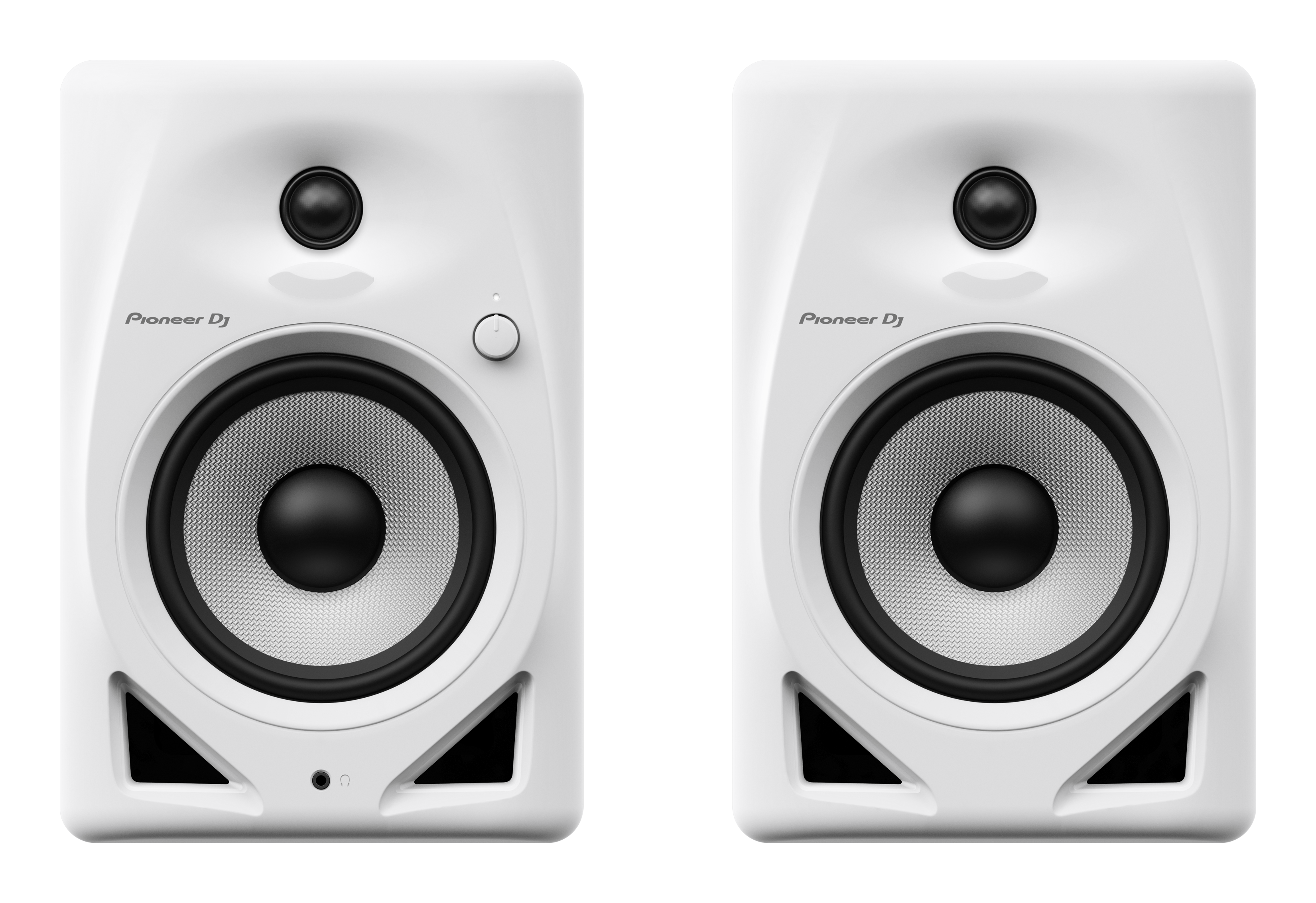 Pioneer DJ DM-50D-W - 5” Desktop Monitor System (Pair, White)