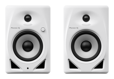Pioneer DJ DM-50D-W - 5” Desktop Monitor System (Pair, White)