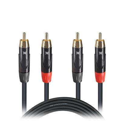 ProX XC-DRCA3 - 3' Ft. High Performance RCA Male to RCA Male Balanced Audio Cable