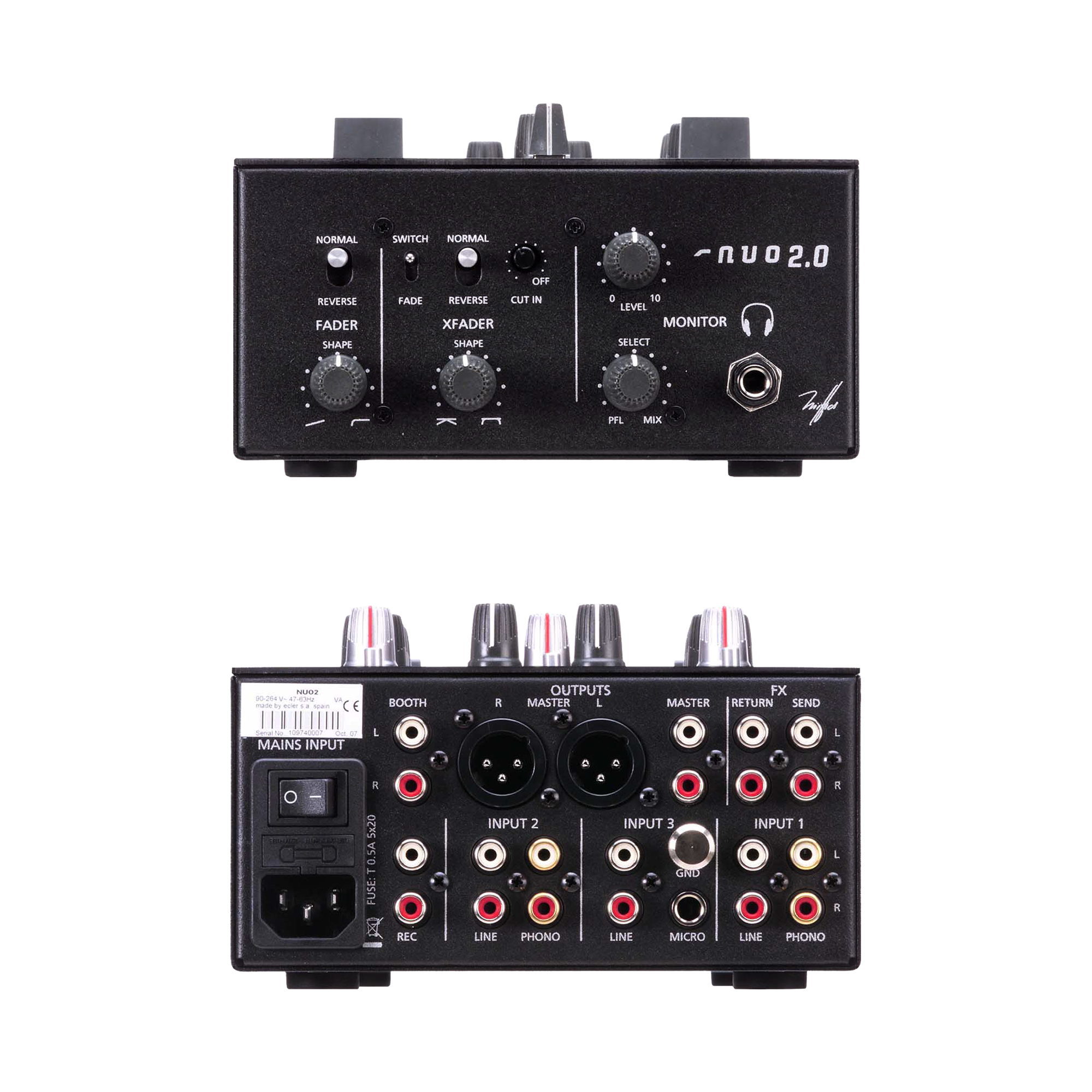 ECLER NUO2.0 - 2-Channel DJ Mixer