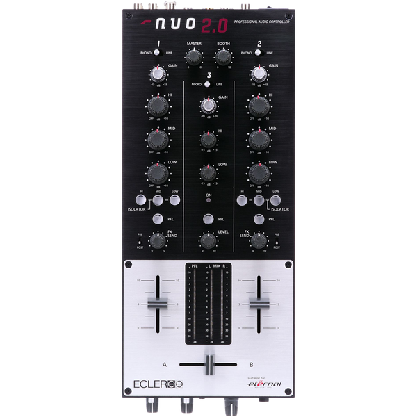 ECLER NUO2.0 2-Channel Professional DJ Mixer | The DJ Hookup