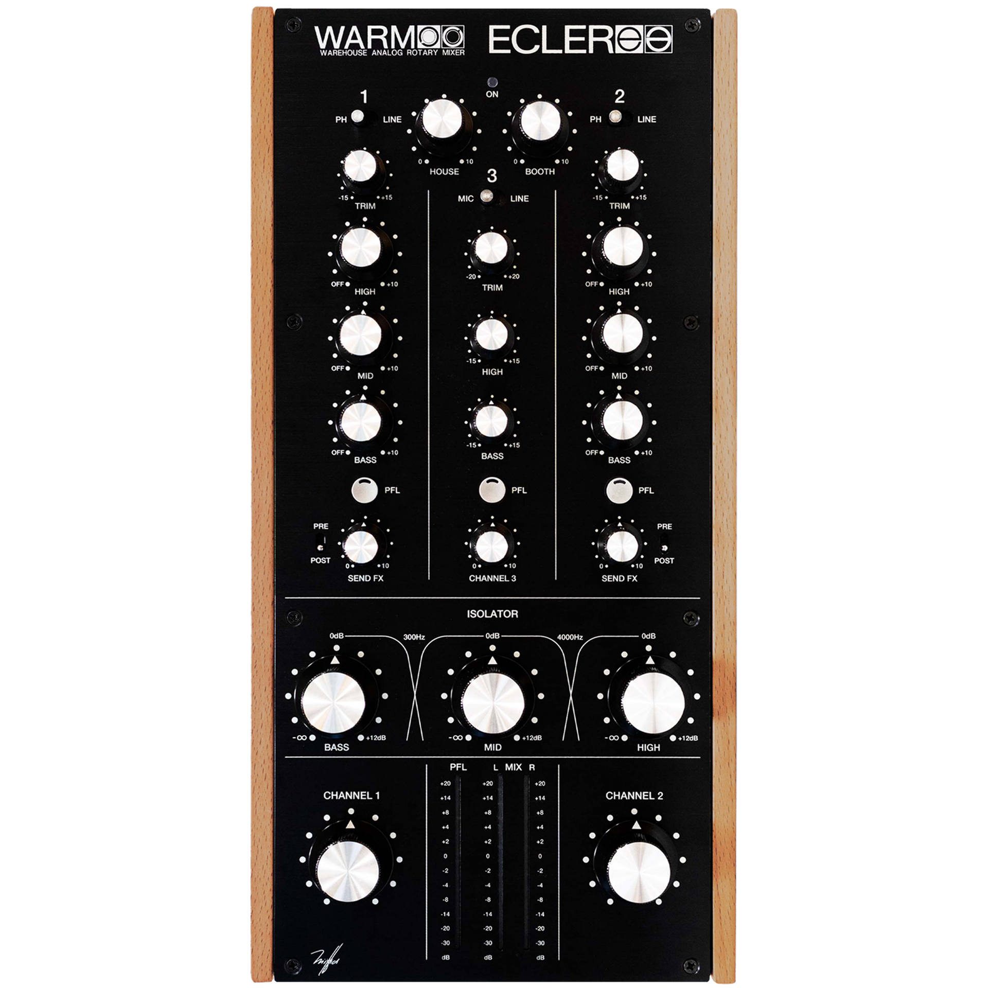 ECLER WARM2 Analog 2-Channel Rotary DJ Mixer | The DJ Hookup