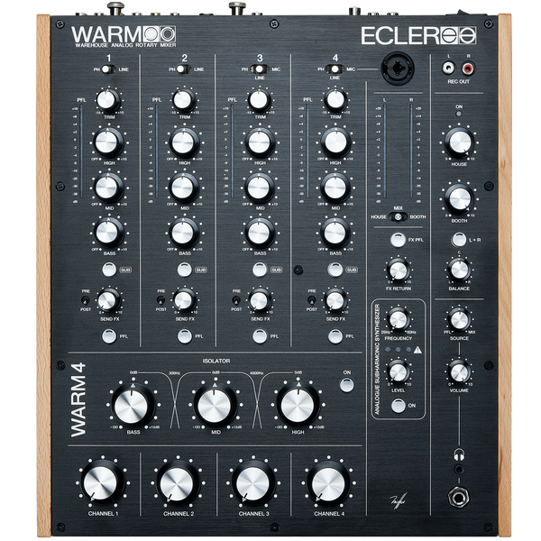 ECLER WARM4 Analog 4-Channel Rotary DJ Mixer | The DJ Hookup