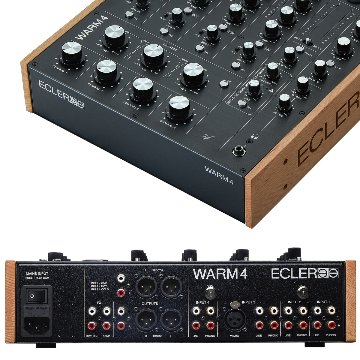 ECLER WARM4 Analog 4-Channel Rotary DJ Mixer | The DJ Hookup