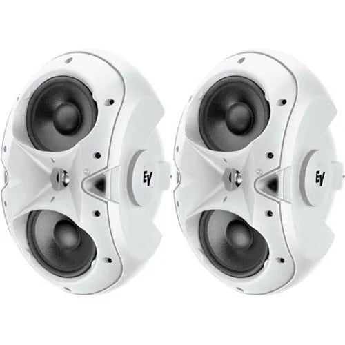 Electro-Voice EVID 4.2W - 2-Way Twin 4" Woofer and 1" Ti Tweeter, Pair, White