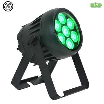 JMAZ PROFESSIONAL ELECTRO PAR W7 - Electro W7 RGB+L IME LED Battery Powered Outdoor Par