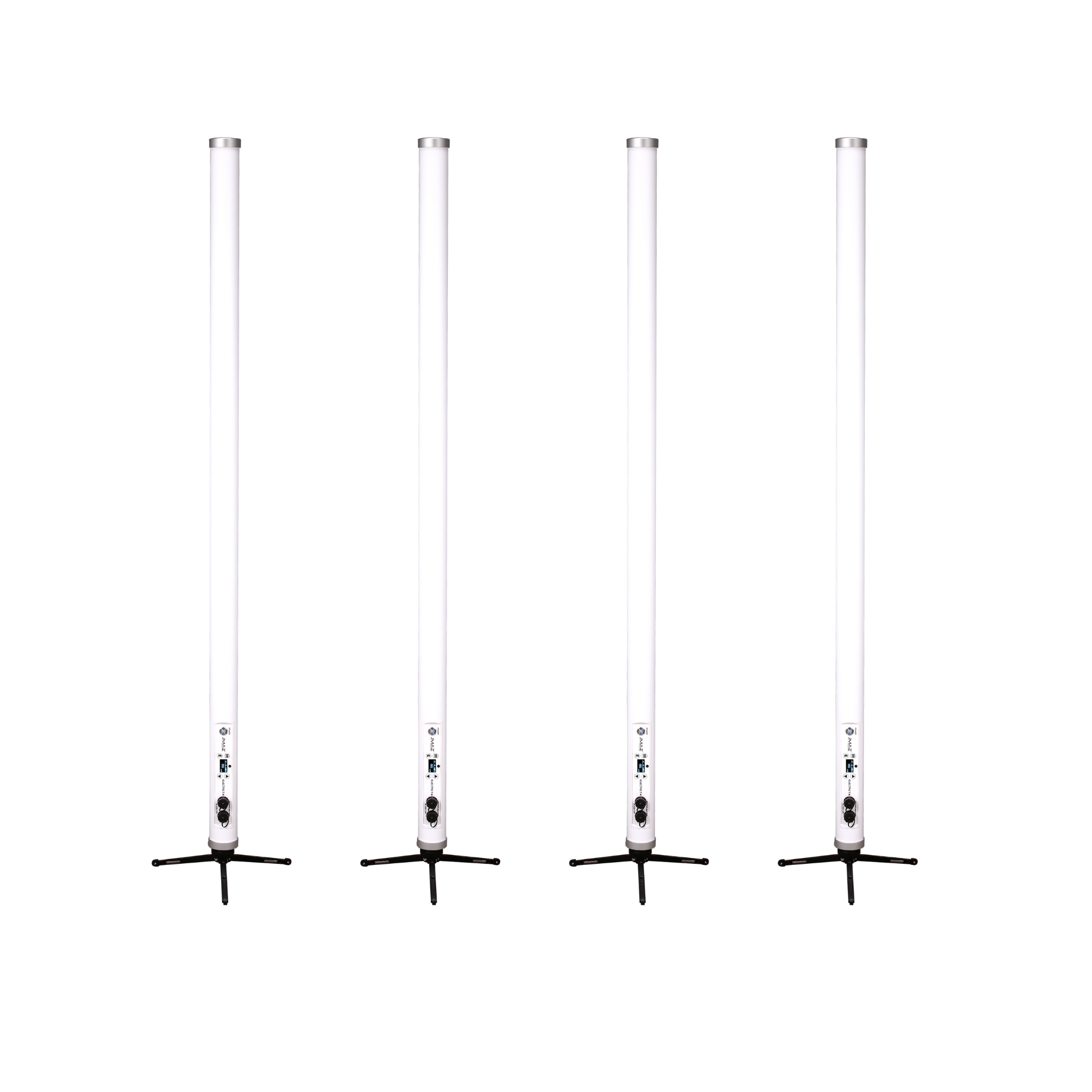 JMAZ PROFESSIONAL ELECTRO T4 4PK - 90W RGBW LED Battery Powered Outdoor Tube Kit