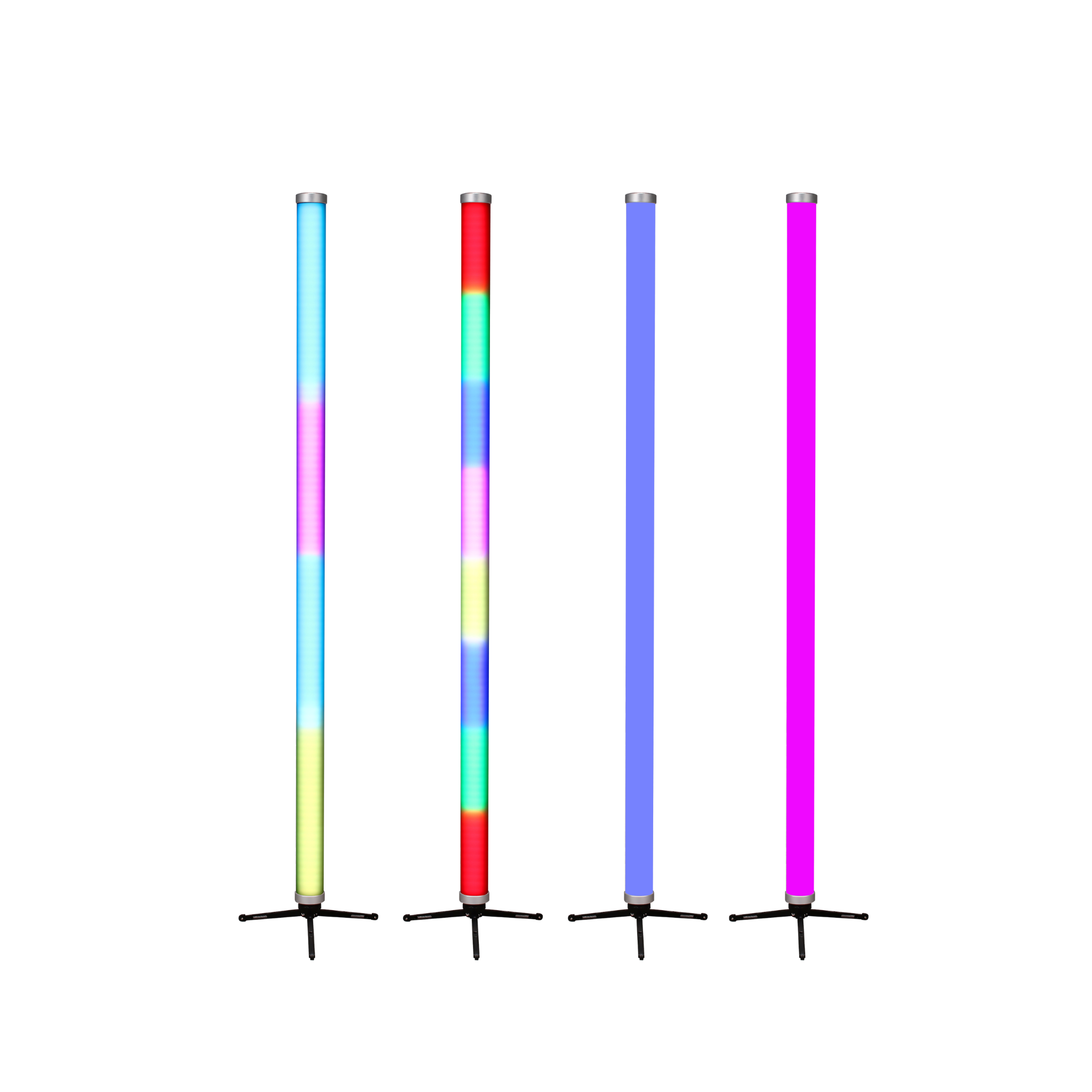 JMAZ PROFESSIONAL ELECTRO T4 4PK - 90W RGBW LED Battery Powered Outdoor Tube Kit