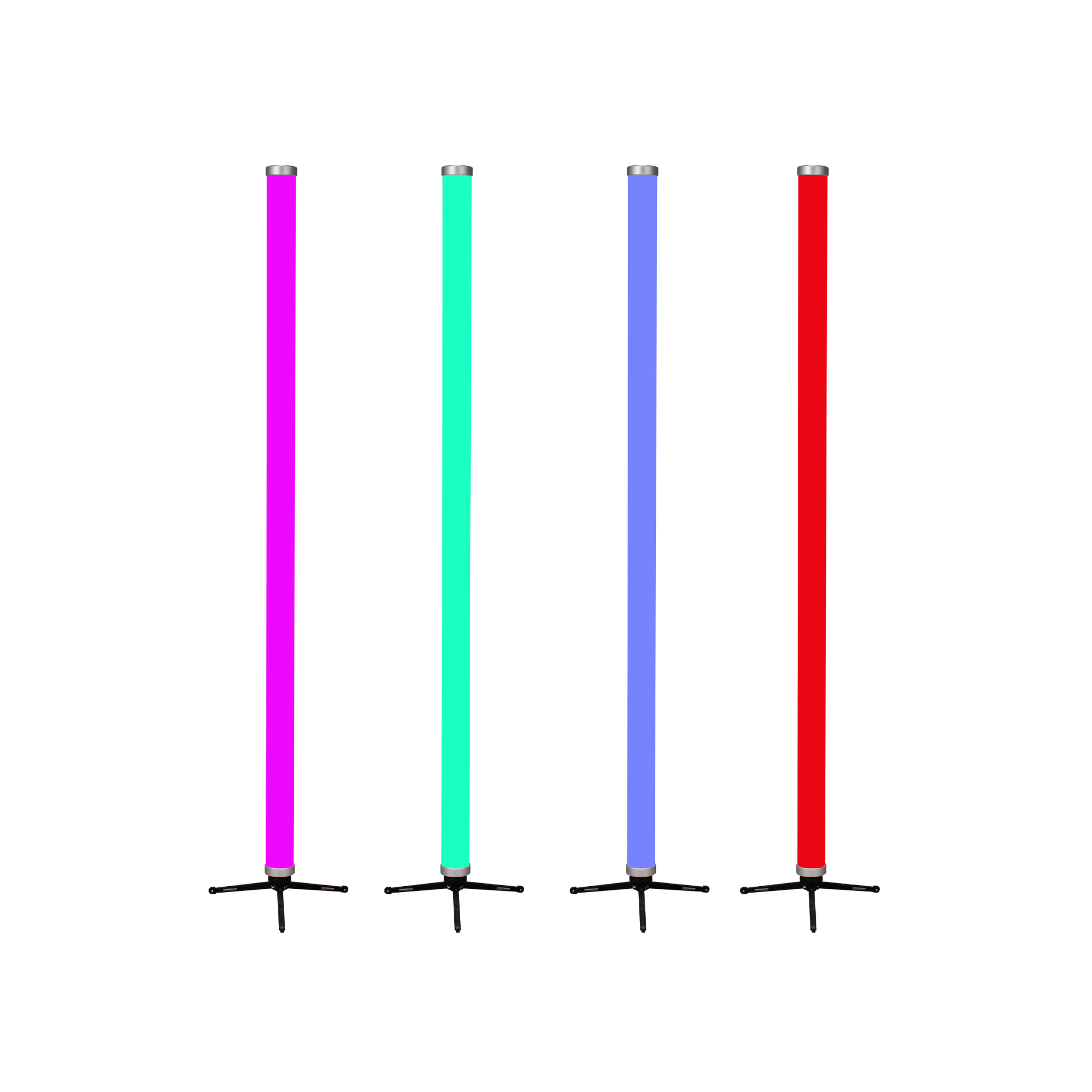 JMAZ PROFESSIONAL ELECTRO T5 4PK - High CRI RGBW+WW LED Battery Powered Outdoor Tube Kit