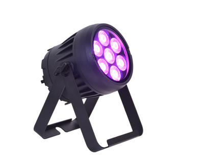 JMAZ PROFESSIONAL ELECTRO PAR W7 - Electro W7 RGB+L IME LED Battery Powered Outdoor Par