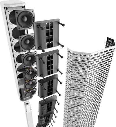 Electro-Voice EVOLVE30M-W - Portable Powered Column System, Global (White)