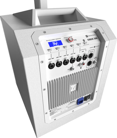 Electro-Voice EVOLVE30M-W - Portable Powered Column System, Global (White)