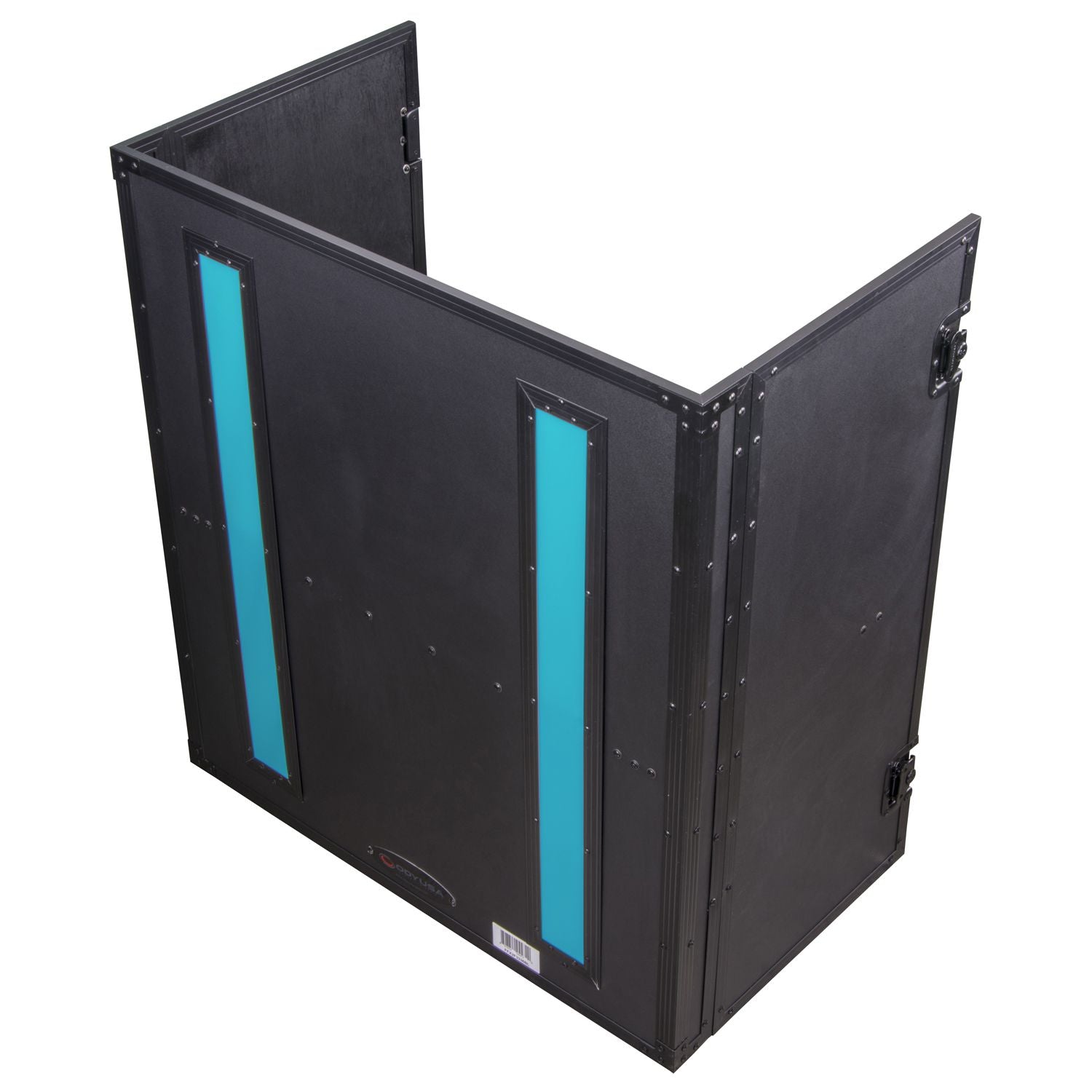 Odyssey FFX2F3336BL - 33 Inch Wide x 36 Inch Tall DJ Fold-out Stand with LED Panel