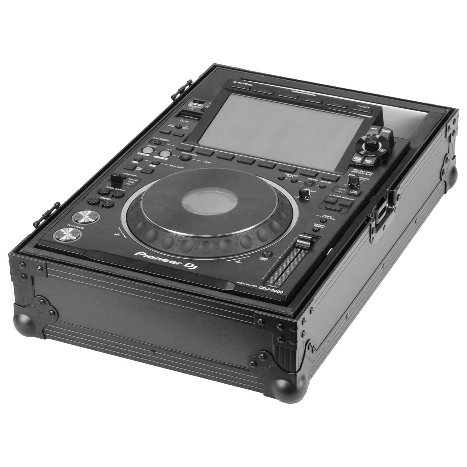Odyssey FFXCDJ3000BL - LED Black Label Pioneer DJ CDJ-3000 Flight FX Case
