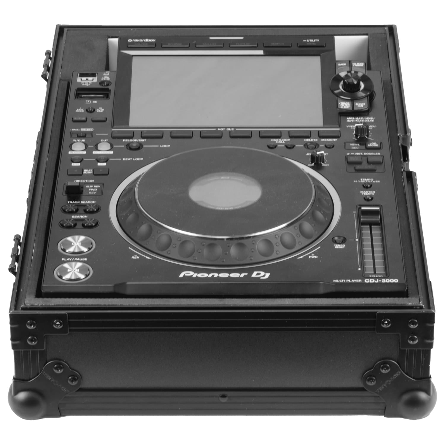 Odyssey FFXCDJ3000BL - LED Black Label Pioneer DJ CDJ-3000 Flight FX Case