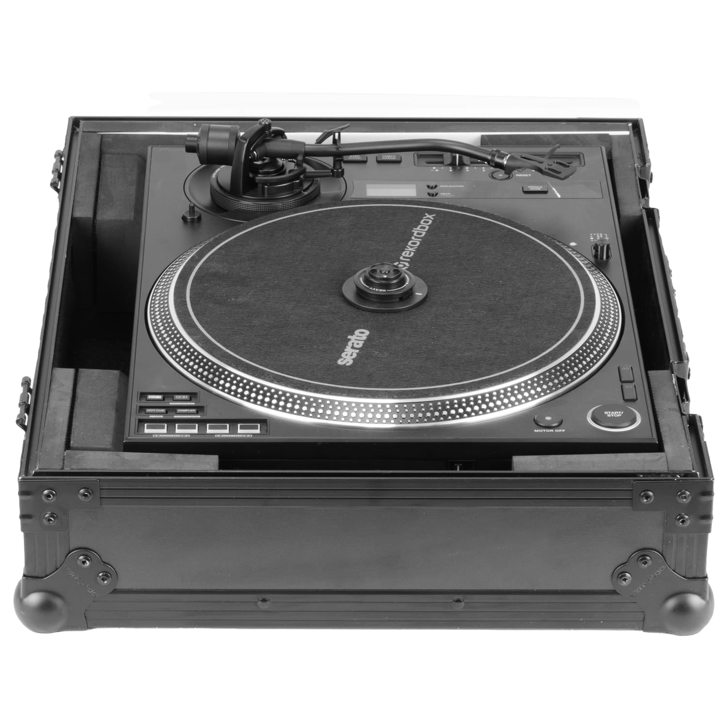 Odyssey FFXCRSS121200BL - LED Black Label Pioneer DJ PLX-CRSS12 / Technics 1200 Turntable Flight FX Case