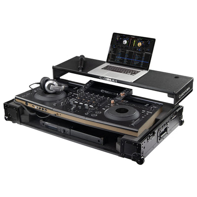Odyssey FFXOPUSQUADCW1 - Pioneer DJ OPUS-QUAD Flight Effects Case with Glide Style Laptop Platform and Wheels